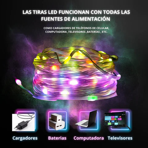 🎄Luces navideñas con RGB🌈